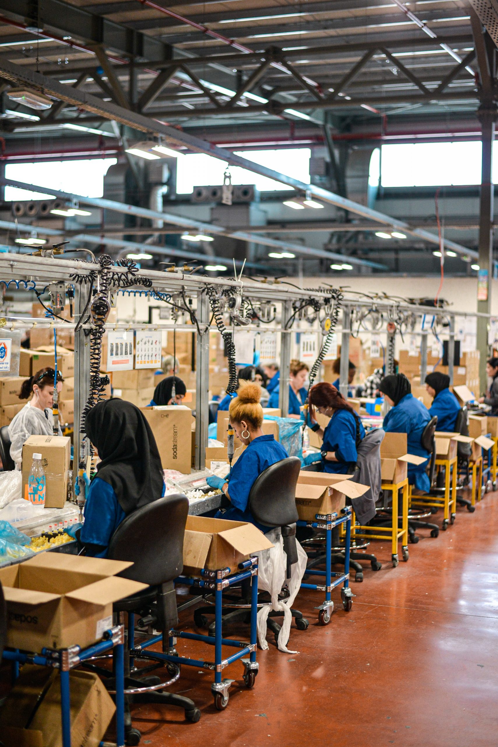 Improving productivity in a factory