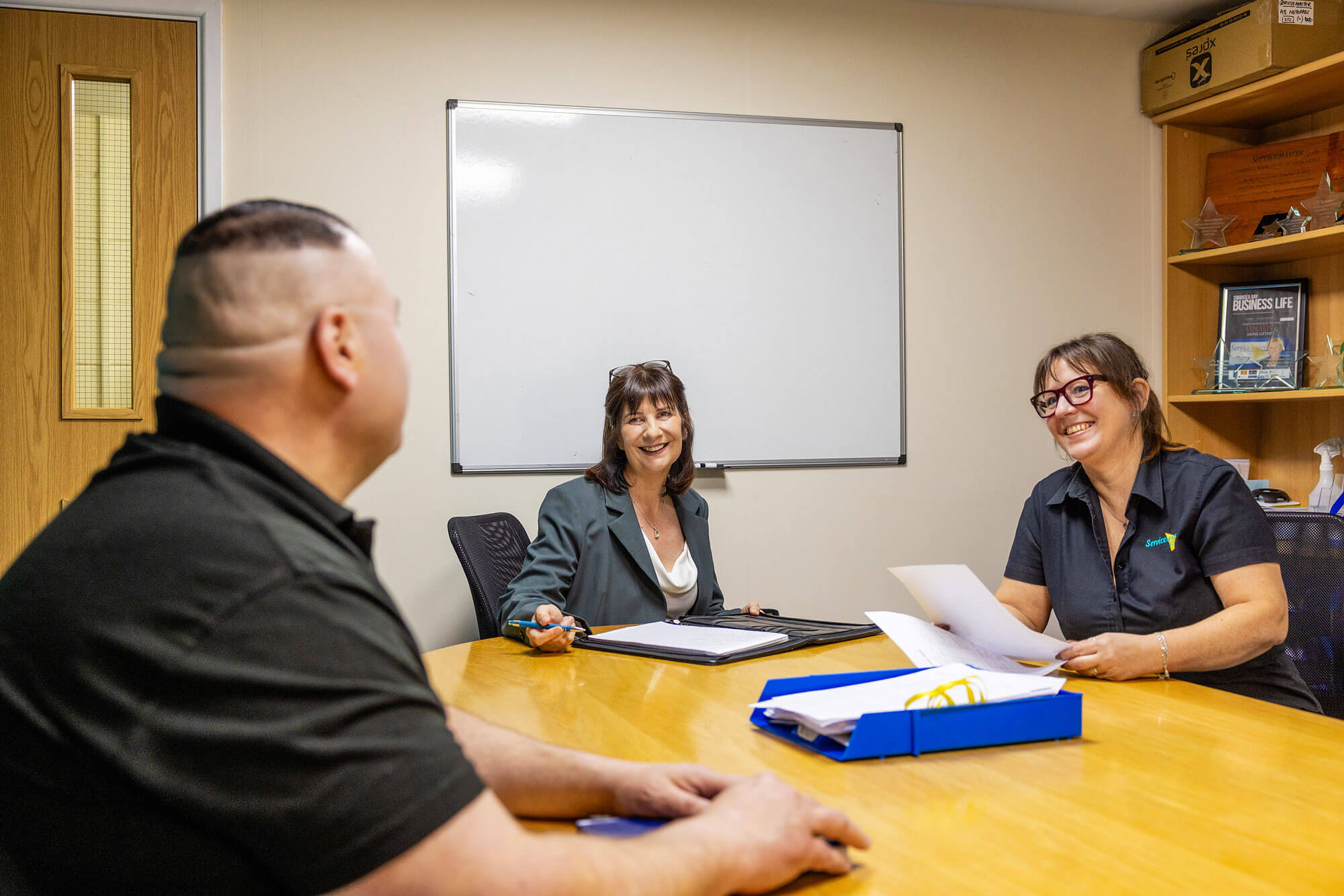 servicemaster team in the office